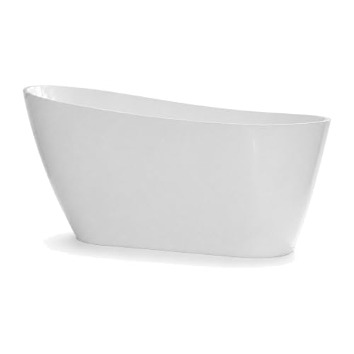 59" Acrylic Freestanding Bathtub Deep