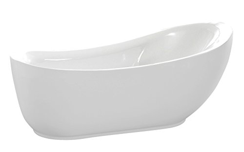 ANZZI Freestanding Bathtub Center Drain