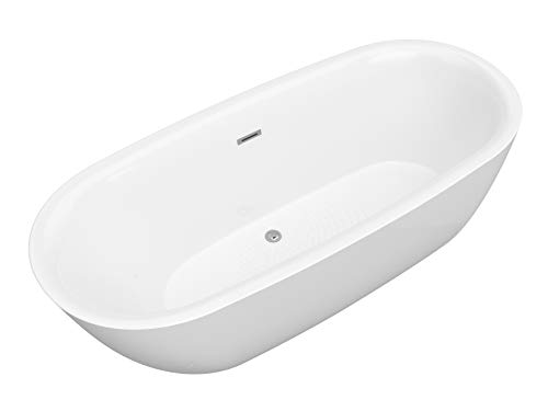 ANZZI Freestanding Bathtub Acrylic 59