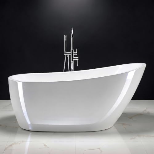 67" Acrylic Freestanding Bathtub 15" view 2