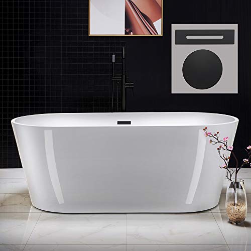 WOODBRIDGE 67" Acrylic Freestanding Bathtub