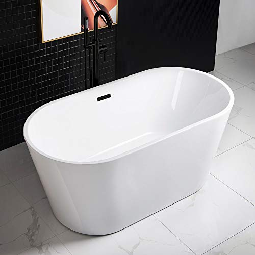 WOODBRIDGE 59" Acrylic Freestanding Bathtub view 3
