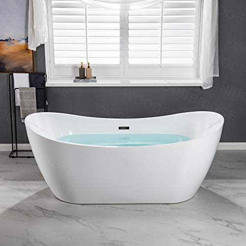 WOODBRIDGE 71" Acrylic Freestanding Bathtub view 3