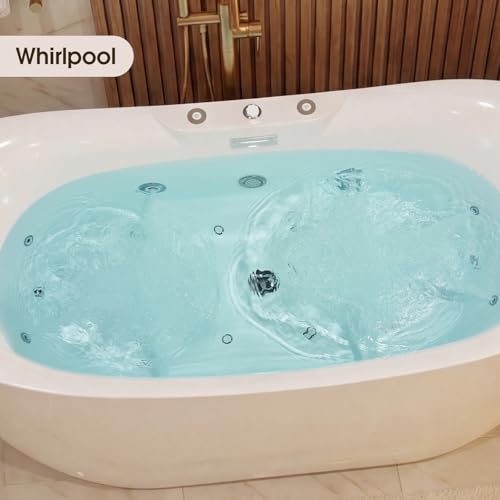 LARWORKS 71" Freestanding Whirlpool & view 5