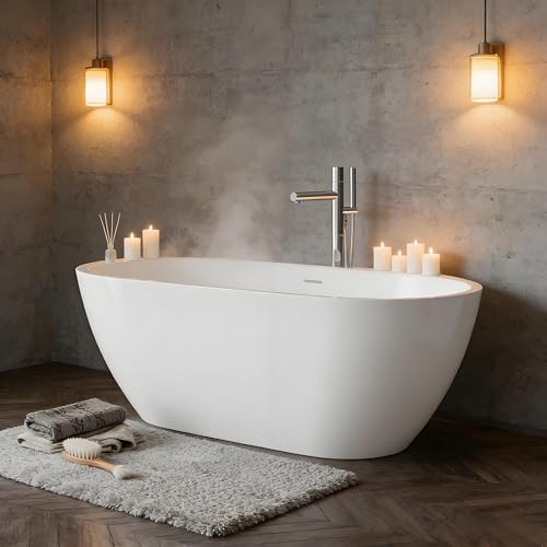 Freestanding Bathtub 59 Inch Oval