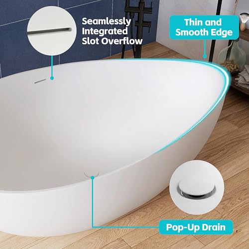MEDUNJESS 63'' Solid Surface Free view 4