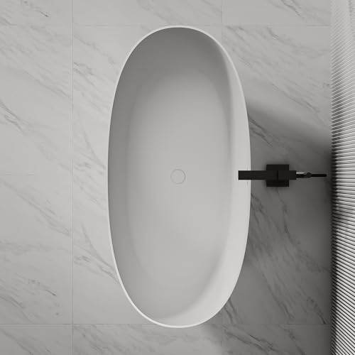 MonBlari 55" Solid Surface Freestanding view 3