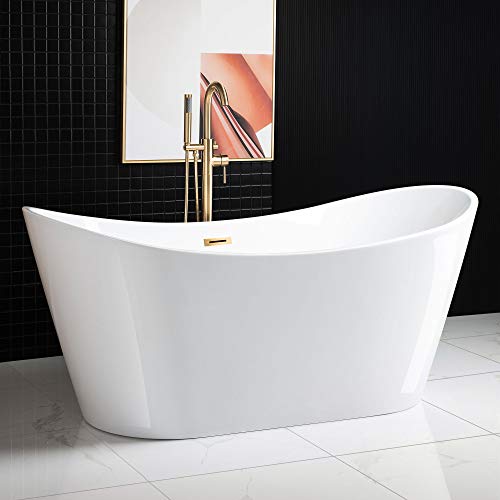 WOODBRIDGE 67" Acrylic Freestanding Bathtub view 2