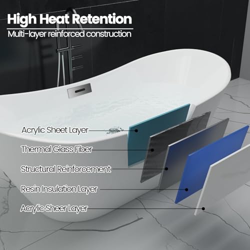 Freestanding Bathtub 67 inch Extra view 5