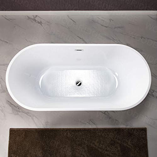 WOODBRIDGE 67" Acrylic Freestanding Bathtub view 5