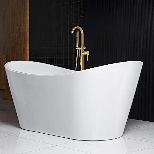 WOODBRIDGE 67" Acrylic Freestanding Bathtub view 5