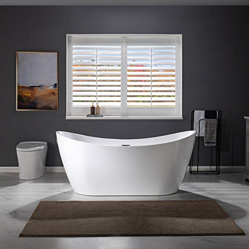WOODBRIDGE 67 " Freestanding White view 3