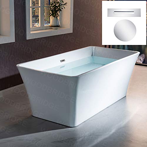 WOODBRIDGE 67" Acrylic Freestanding Bathtub