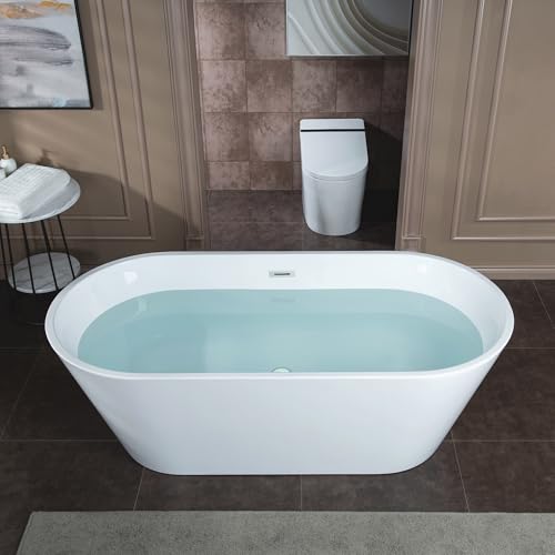 WOODBRIDGE 67" Acrylic Freestanding Bathtub