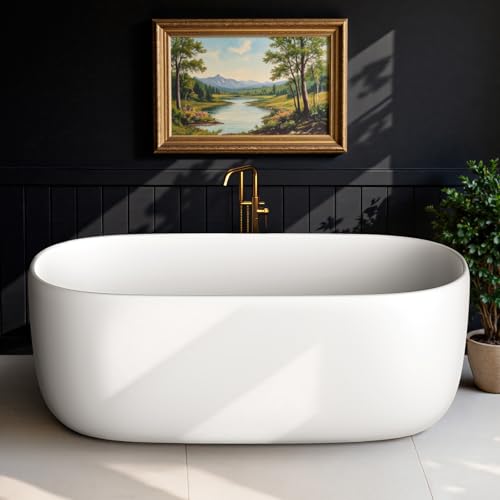 BCANHOME 51" Stone Resin Freestanding