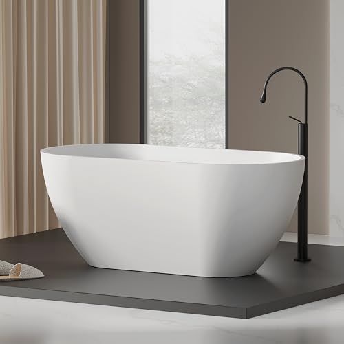 55 Inch Stone Resin Freestanding view 4