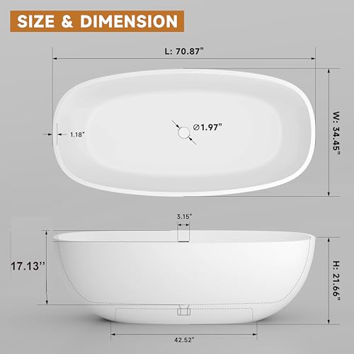 MUIRYN 71 '' Stone Resin view 2