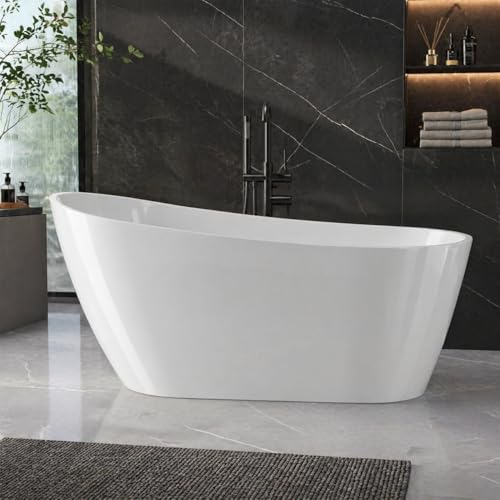 59 Inch Acrylic Freestanding Bathtub view 4