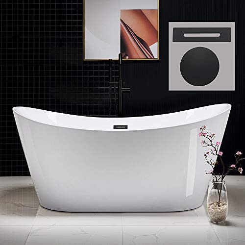 WOODBRIDGE 67" Acrylic Freestanding Bathtub
