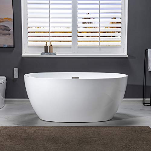 WOODBRIDGE 55" Acrylic Freestanding Bathtub view 5