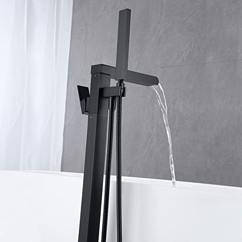 Wowkk Waterfall Tub Filler Freestanding view 4