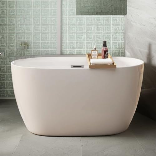 CAGUUIA 47" Acrylic Freestanding Bathtub