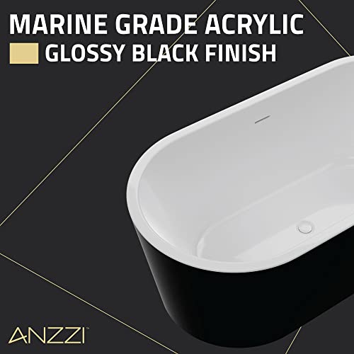 ANZZI 55 Inch Acrylic Freestanding view 4