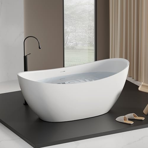 MUIRYN 63 Stone Resin Freestanding view 4