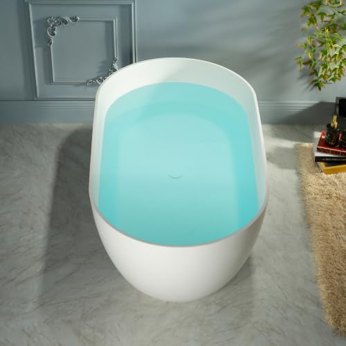 WOODBRIDGE 59" Stone Resin Freestanding view 5