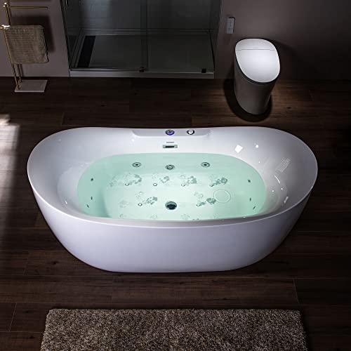 WOODBRIDGE 72"×35-3/8" Double Slipper Whirlpool&Air view 2