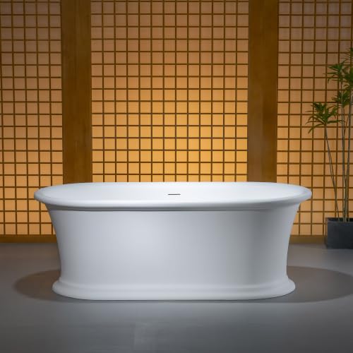 WOODBRIDGE 67" Stone Resin Freestanding
