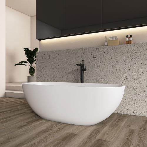 67" Freestanding Soaking Bathtub Stone