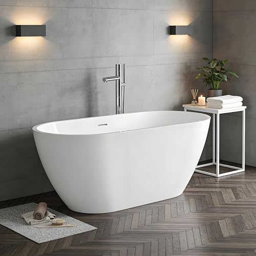 Freestanding Bathtub 59 Inch Oval view 2