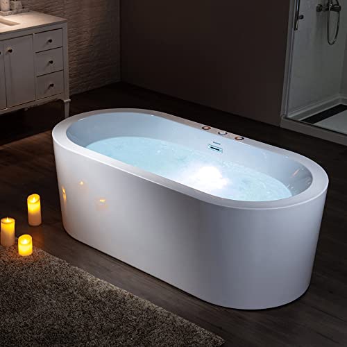 WOODBRIDGE 66-1/2"×31-7/8" Spacious Whirlpool &