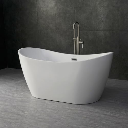 WOODBRIDGE 59" Acrylic Freestanding Bathtub view 3