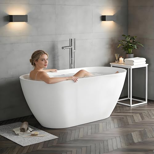 Freestanding Bathtub 59 Inch Oval view 5