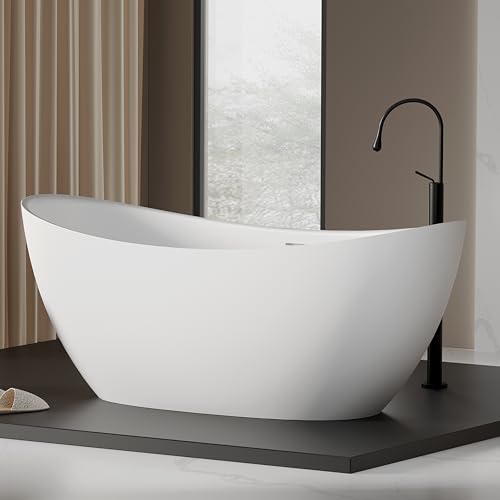 MUIRYN 63 Stone Resin Freestanding view 3