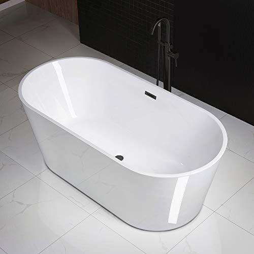 WOODBRIDGE 67" Acrylic Freestanding Bathtub view 3