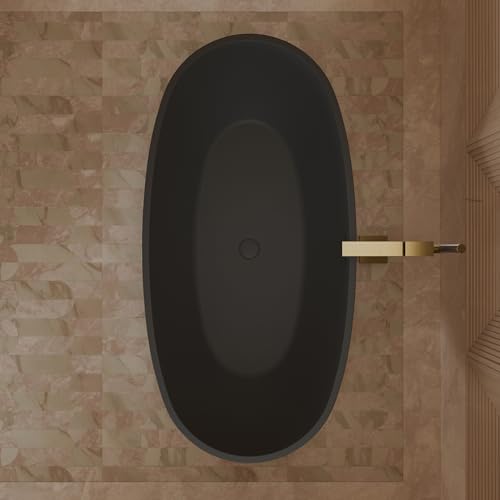 MonBlari 59" Acrylic Freestanding Bathtub view 3
