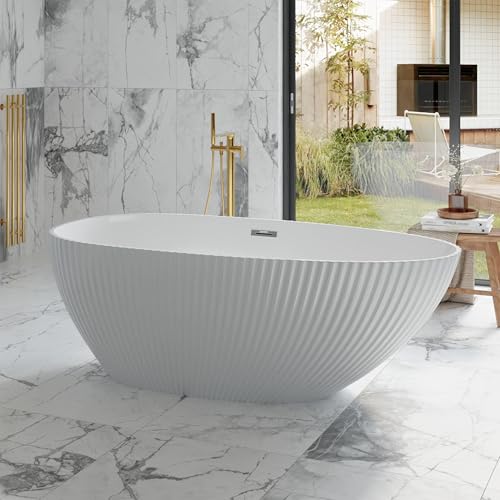 Homhougo 67" Acrylic Freestanding Bathtub