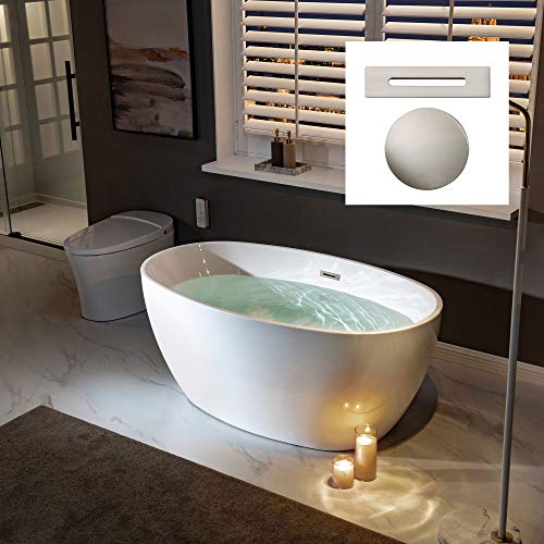 WOODBRIDGE 55" Acrylic Freestanding Bathtub