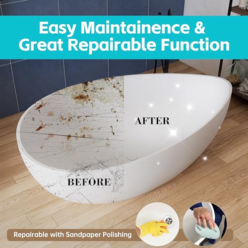 MEDUNJESS 63'' Solid Surface Free view 3