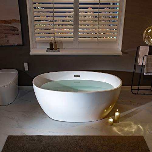 WOODBRIDGE 55" Acrylic Freestanding Bathtub view 2