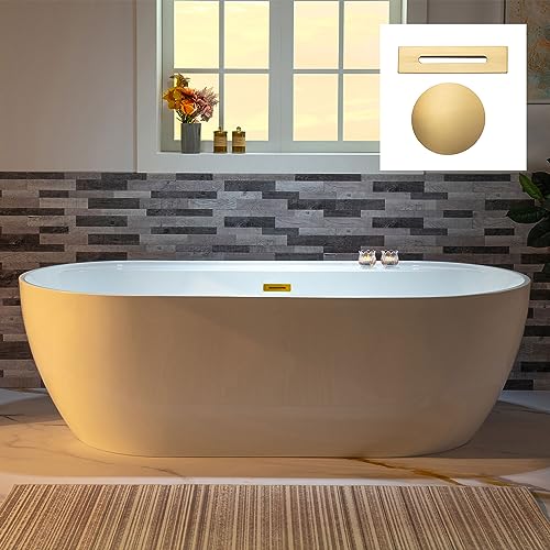 WOODBRIDGE 72" Acrylic Freestanding Bathtub