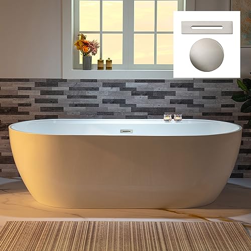 WOODBRIDGE 72" Acrylic Freestanding Bathtub