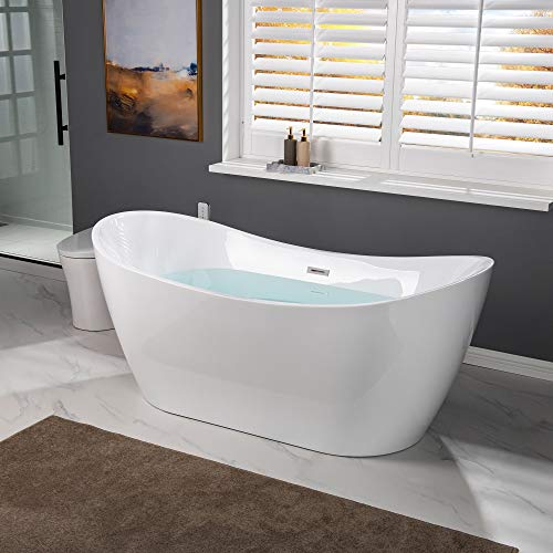 WOODBRIDGE 67 " Freestanding White view 4
