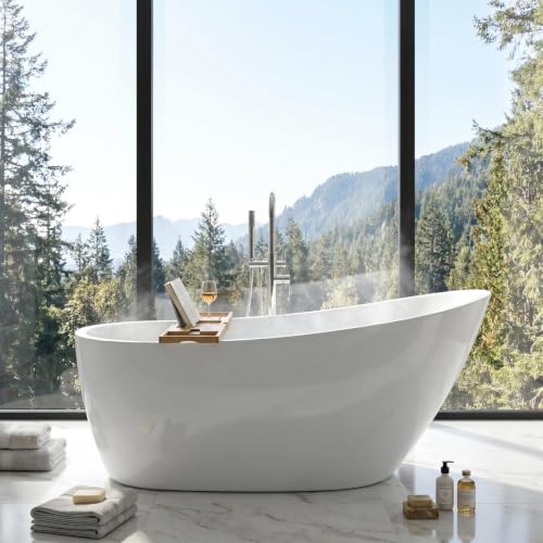 67" Acrylic Freestanding Bathtub 15"