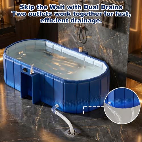 Portable Bathtub for Adult 59" view 4